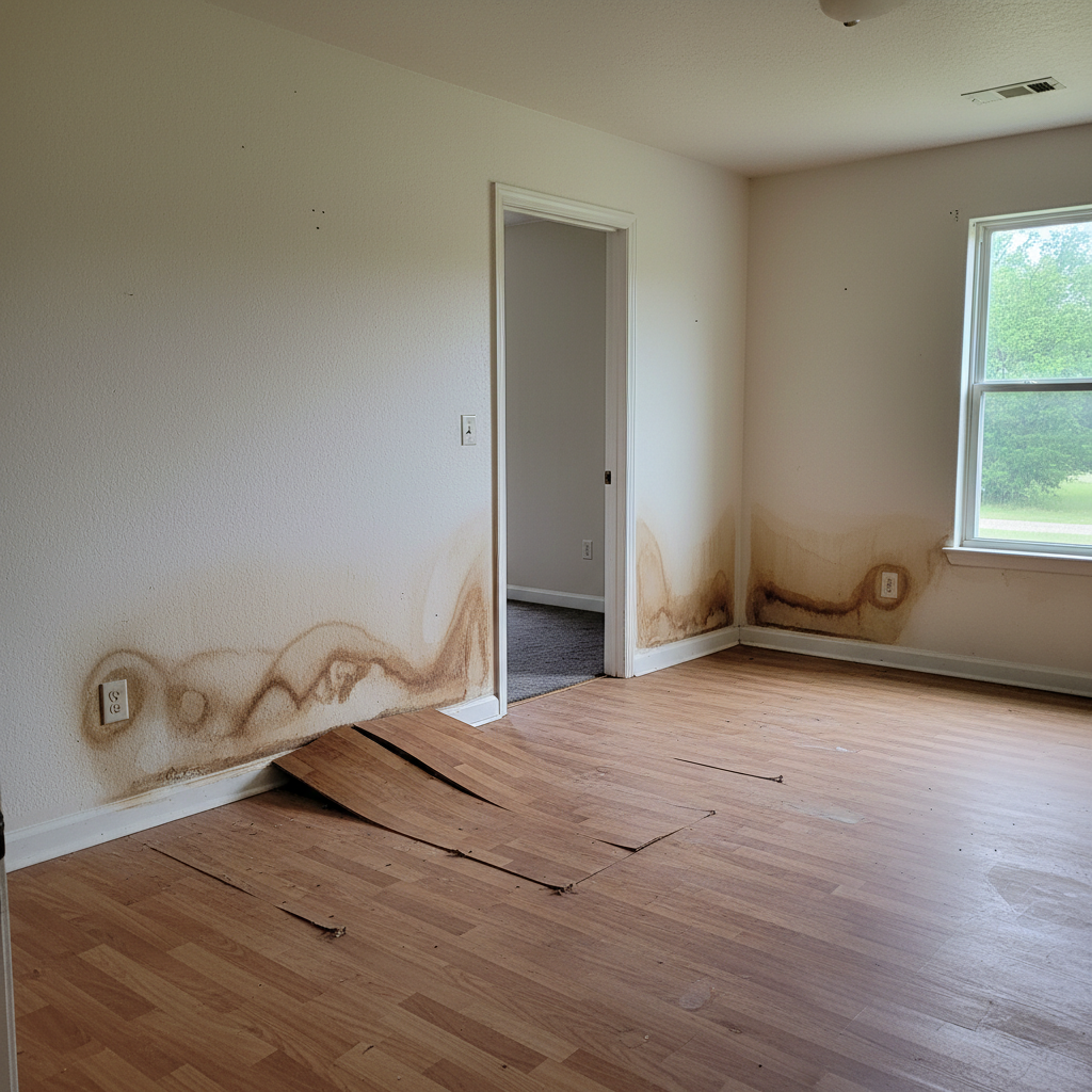 Roof Leak Water Damage Repair