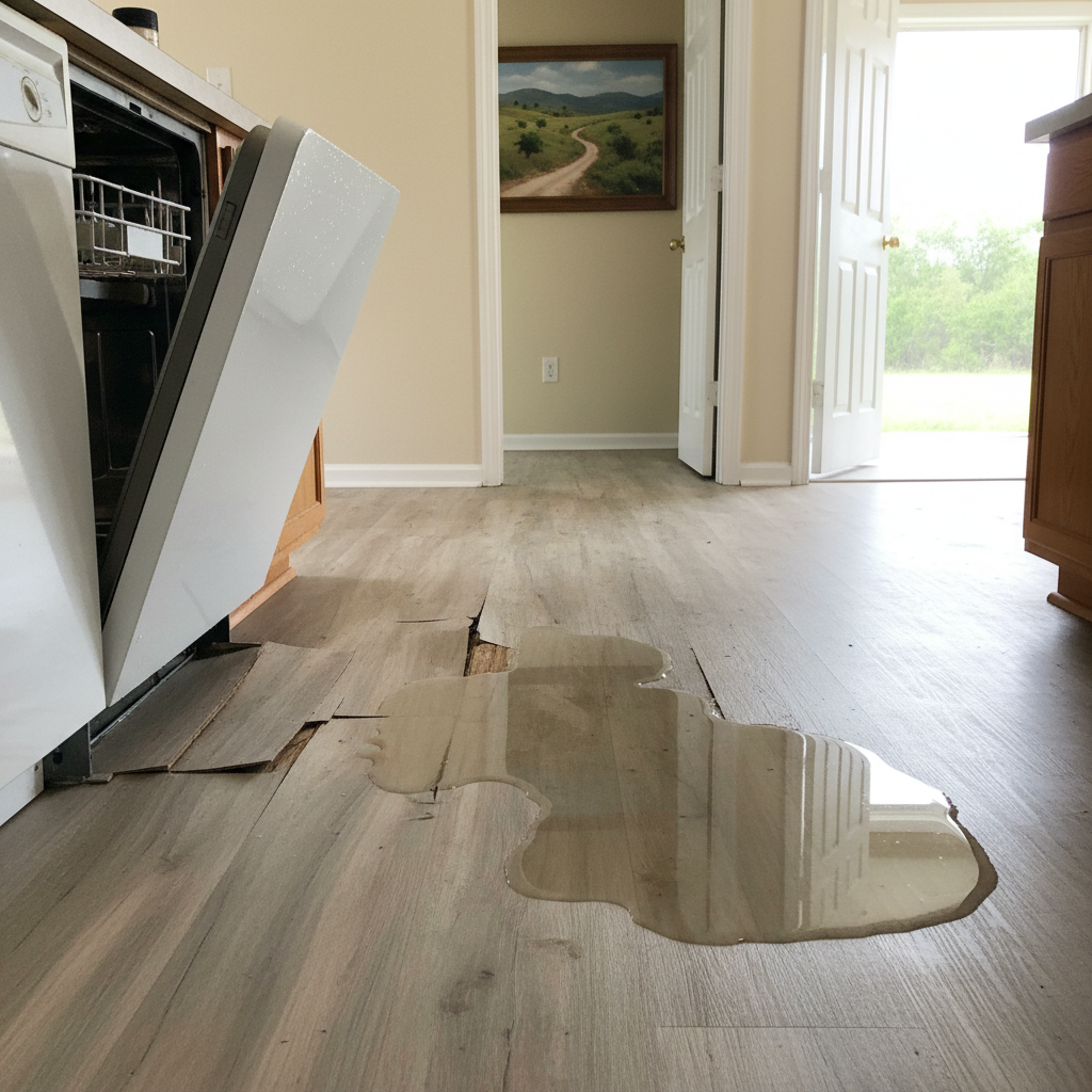 Appliance Leak Cleanup