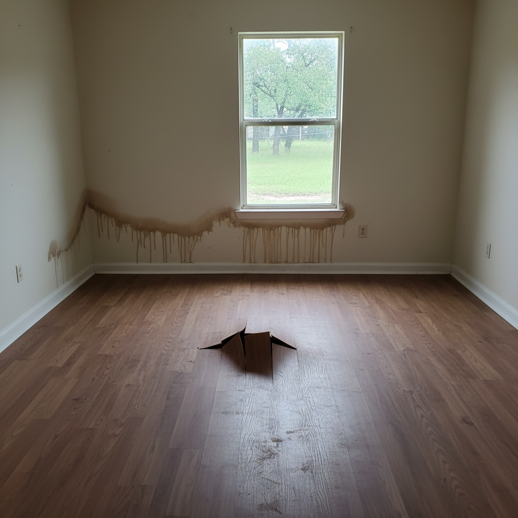 Roof Leak Water Damage Repair
