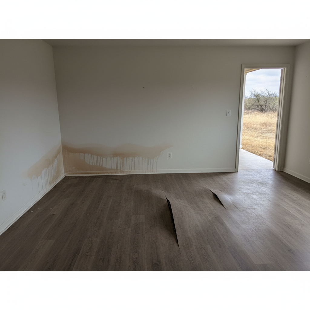 Water damage-related mold removal