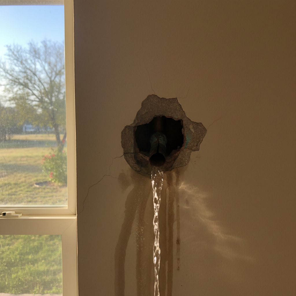 Burst Pipe Repair and Cleanup