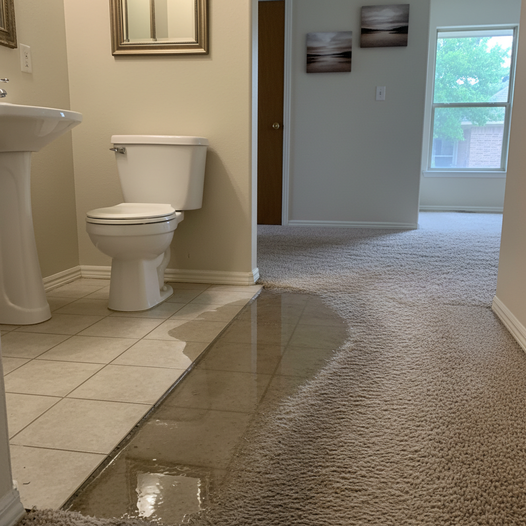 Toilet Overflow Cleanup