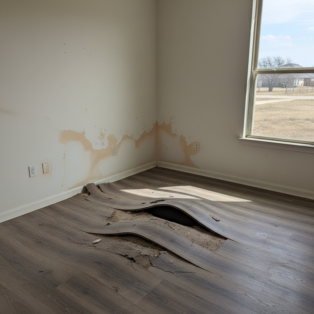 Roof Leak Water Damage Repair