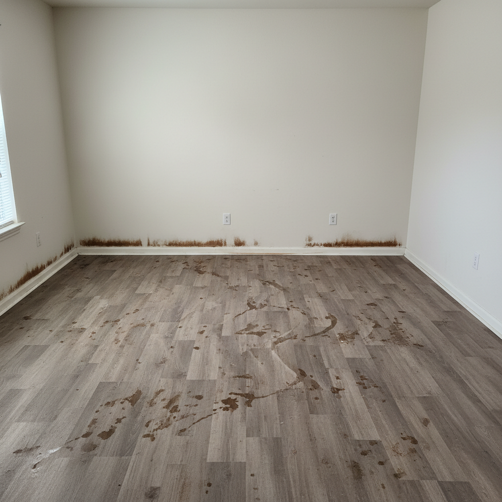 Water damage-related mold removal