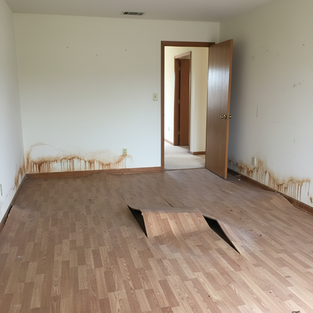 Hardwood Floor Water Damage Restoration
