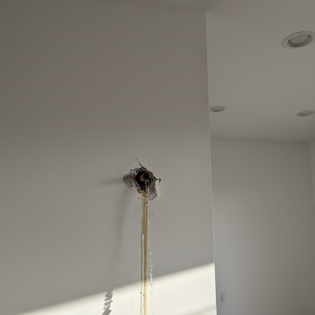 Burst Pipe Repair and Cleanup