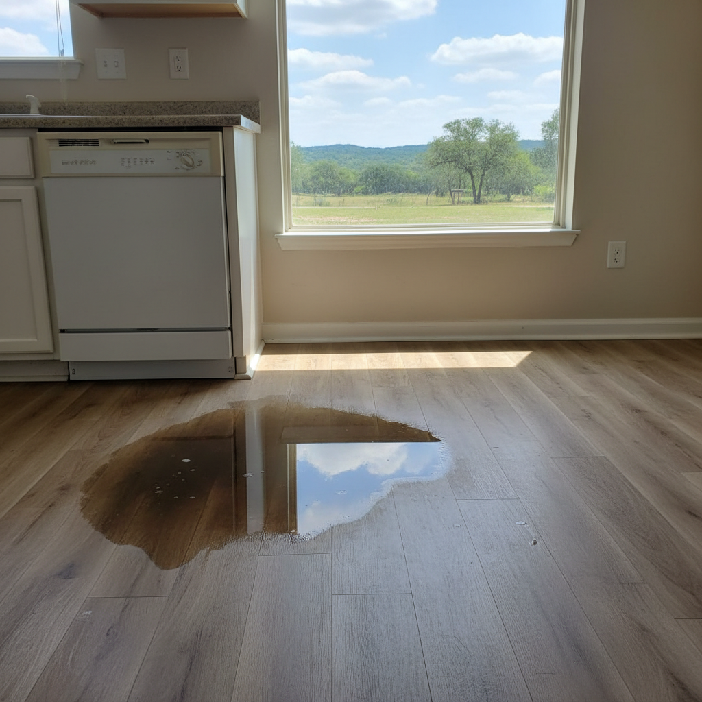 Appliance Leak Cleanup