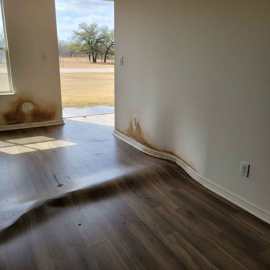 Water damage-related mold removal