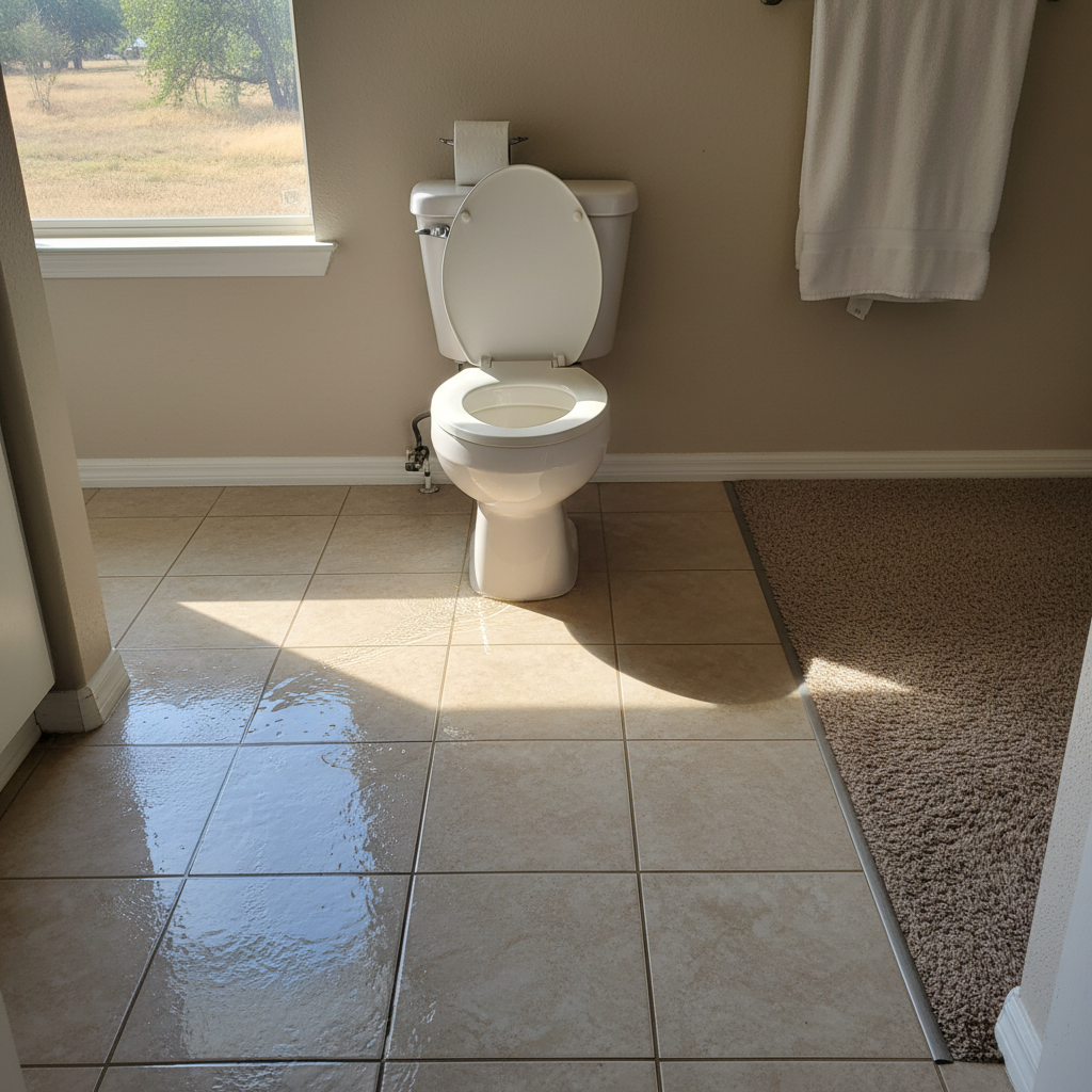 Toilet Overflow Cleanup