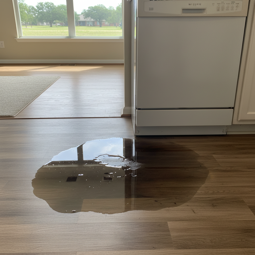 Appliance Leak Cleanup