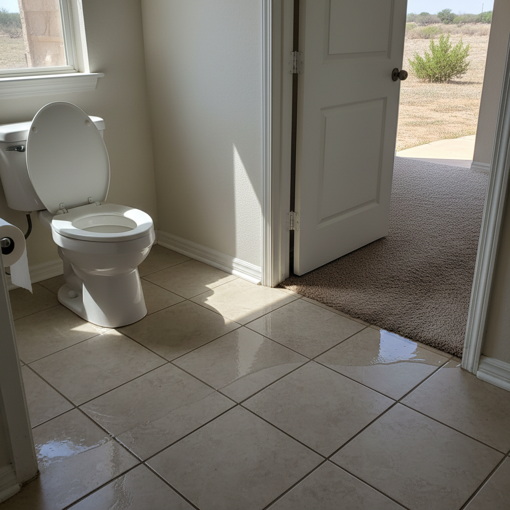 Toilet Overflow Cleanup