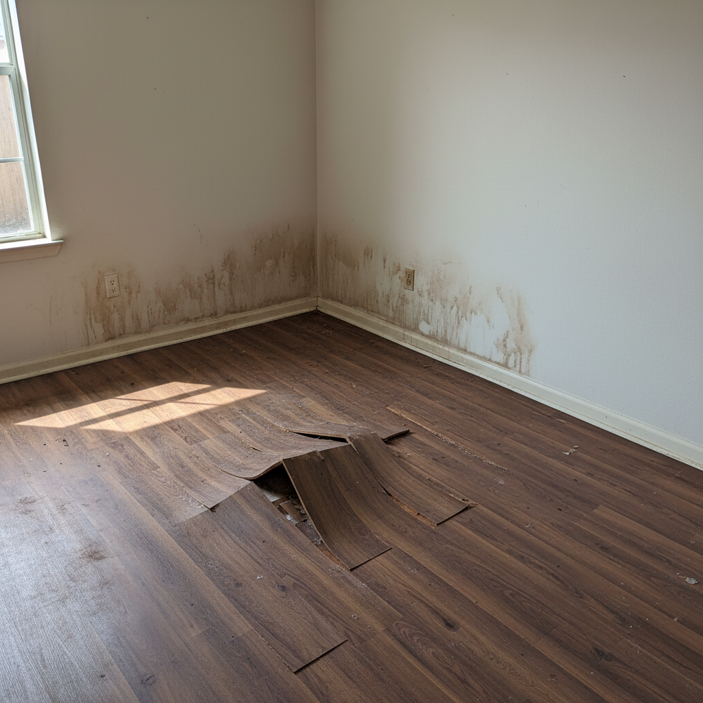 Roof Leak Water Damage Repair