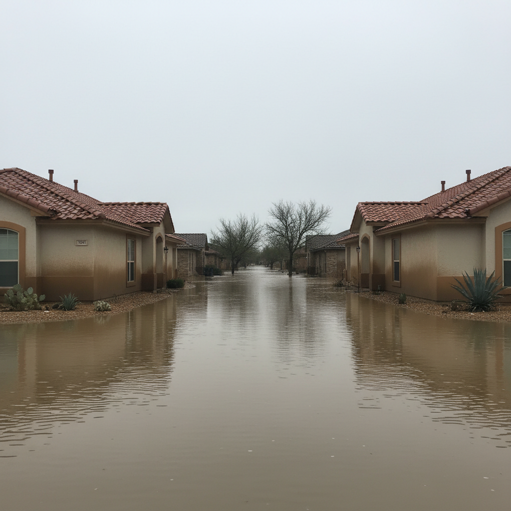 Flood cleanup in Grand Prairie