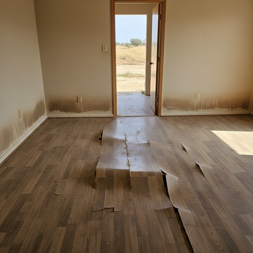 Water damage-related mold removal in Grand Prairie