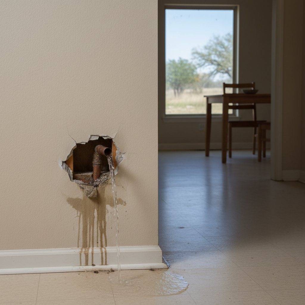 Burst Pipe Repair and Cleanup in Grand Prairie