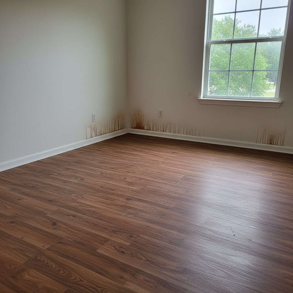 Hardwood Floor Water Damage Restoration in Grand Prairie