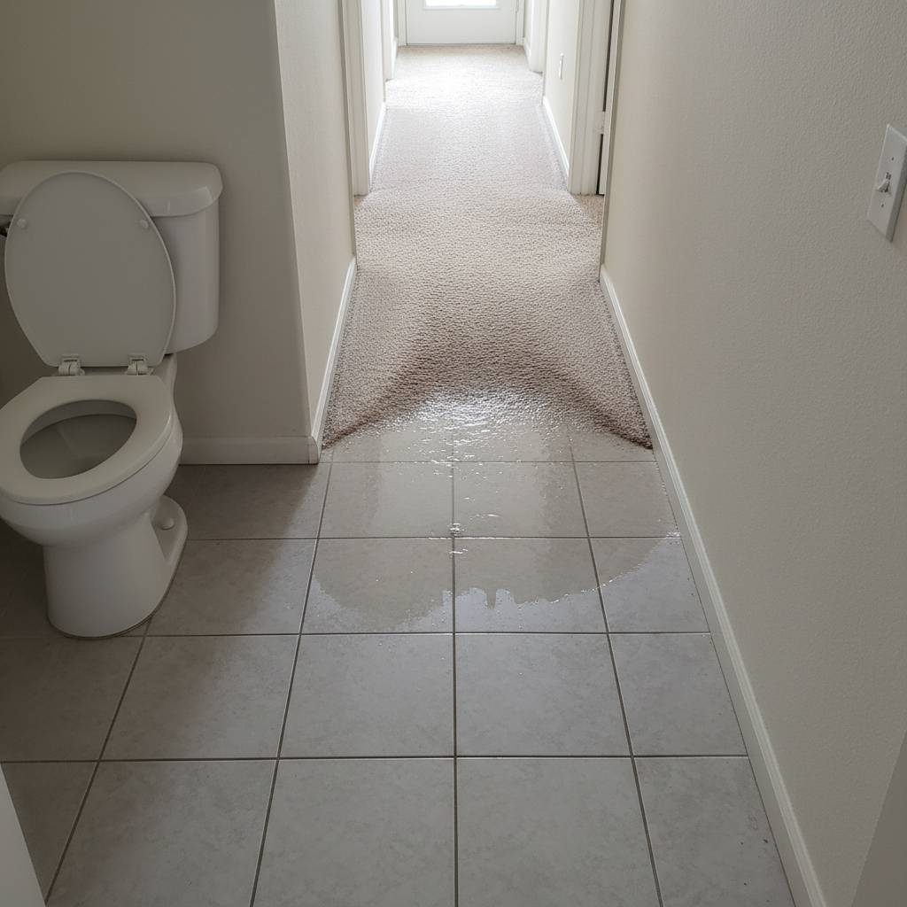 Toilet Overflow Cleanup