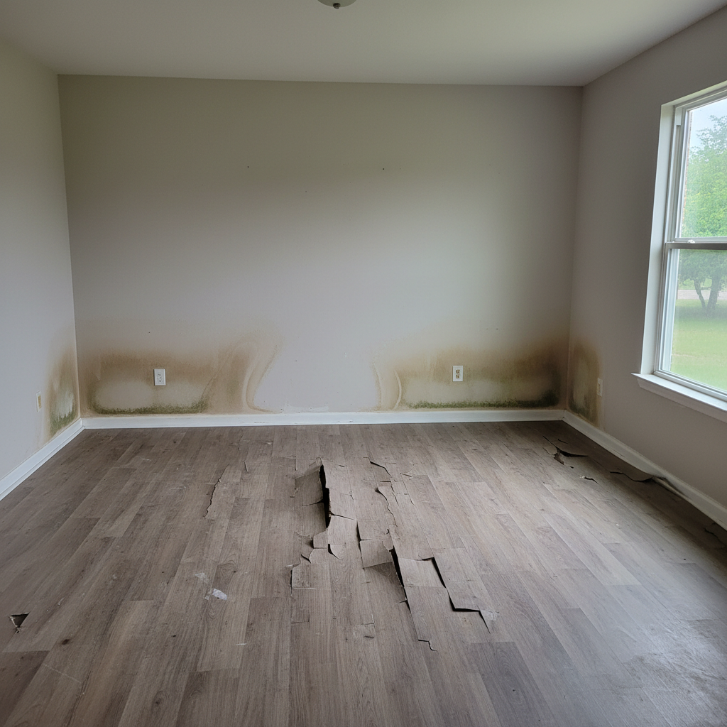 Water damage-related mold removal