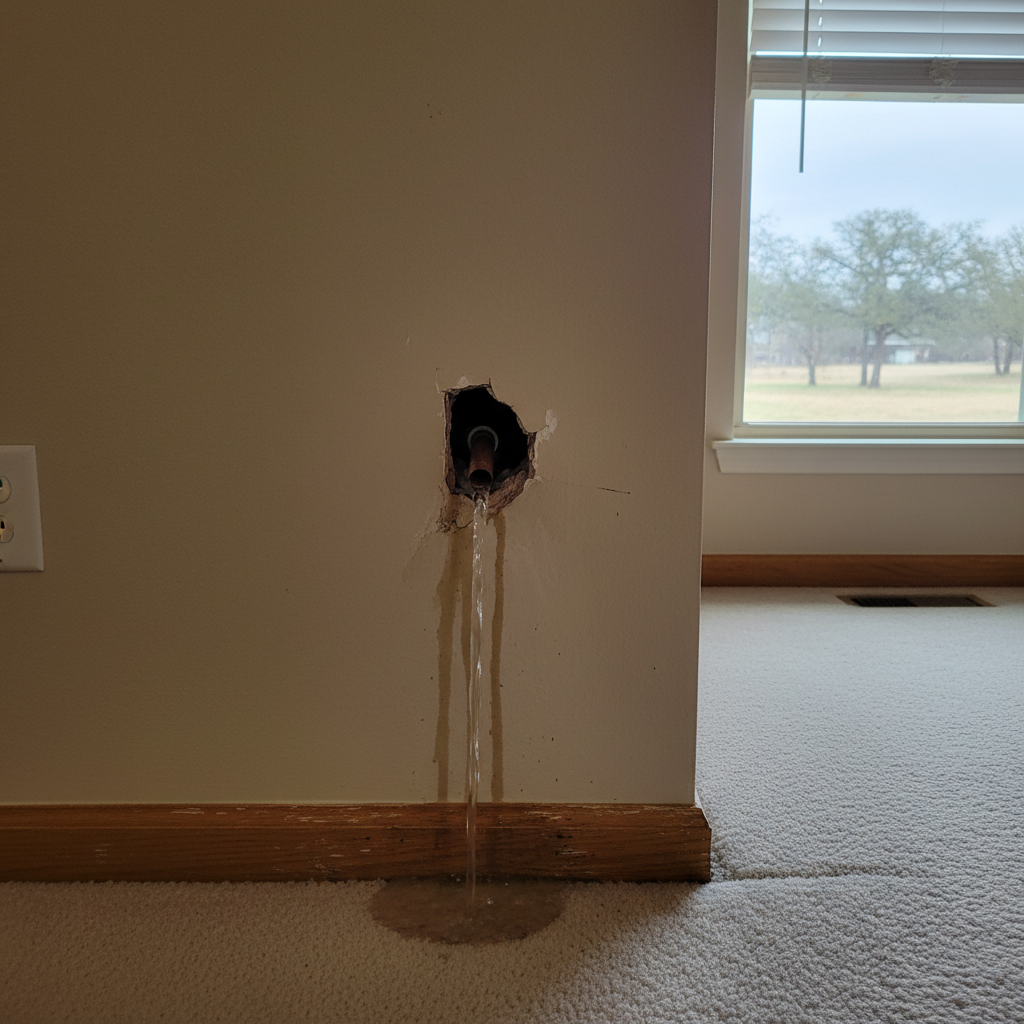 Burst Pipe Repair and Cleanup