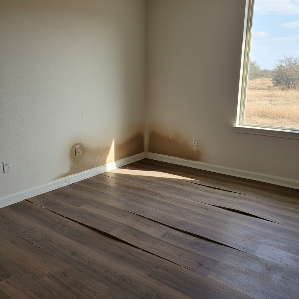 Water damage-related mold removal