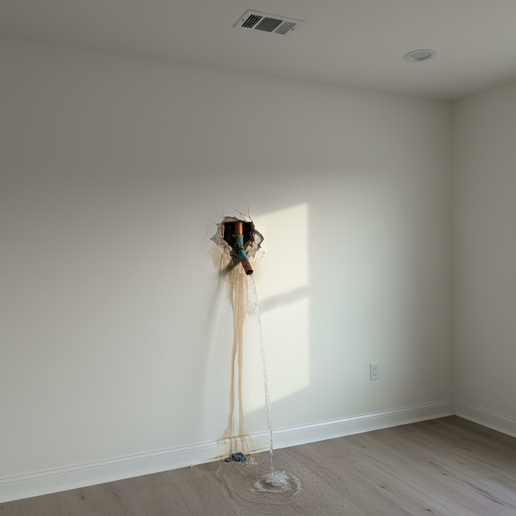 Burst Pipe Repair and Cleanup