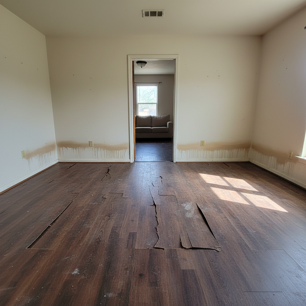 Hardwood Floor Water Damage Restoration