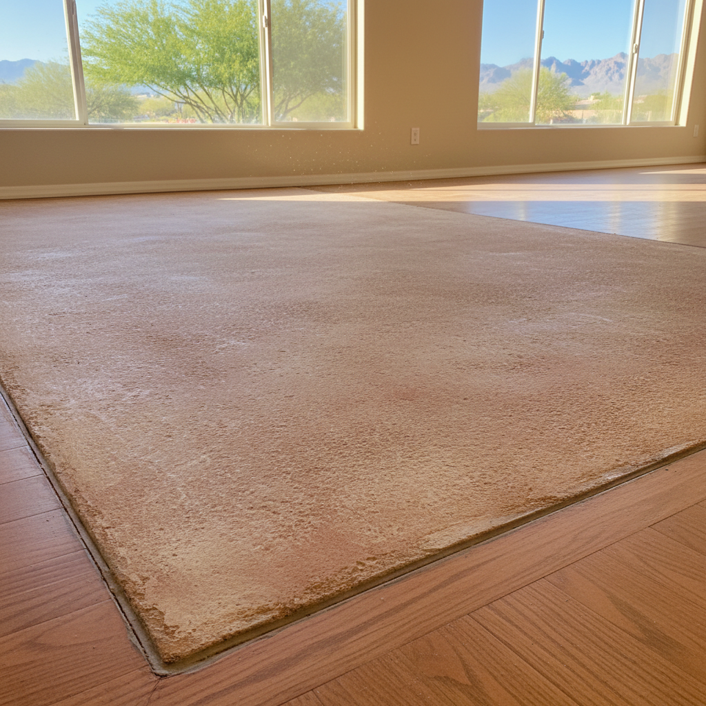 Completed emergency water cleanup work at a residential property in Apache Junction, AZ