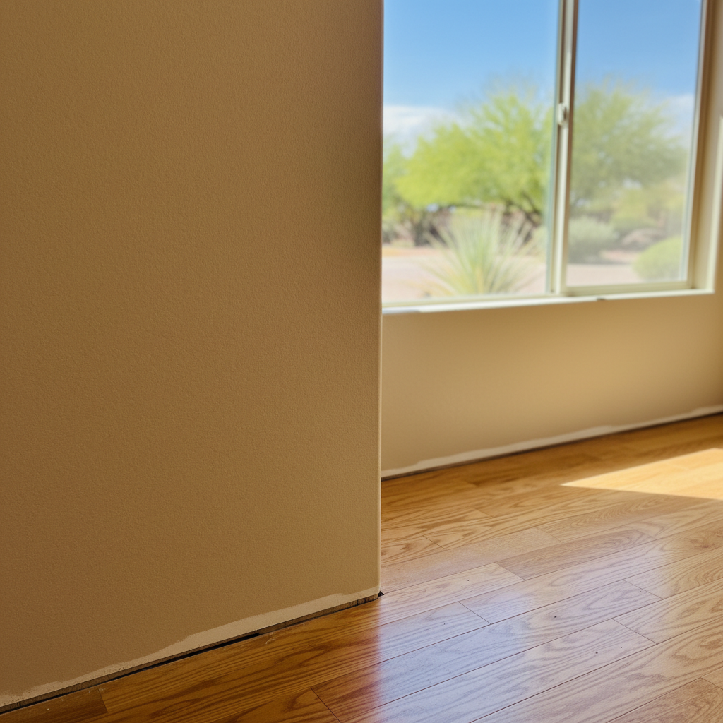 Completed water damage repair work at a residential property in Buckeye, AZ