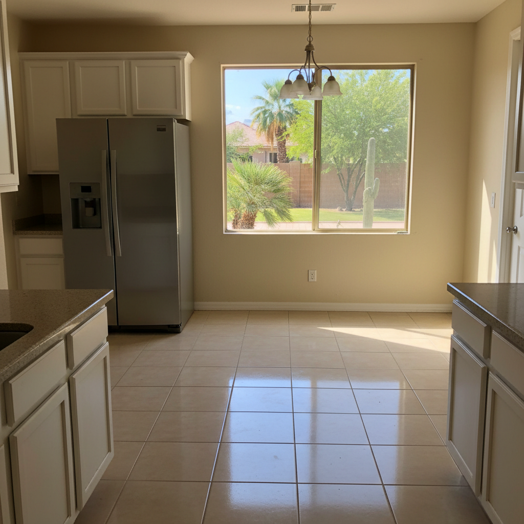 Completed appliance leak cleanup work at a residential property in Higley, AZ