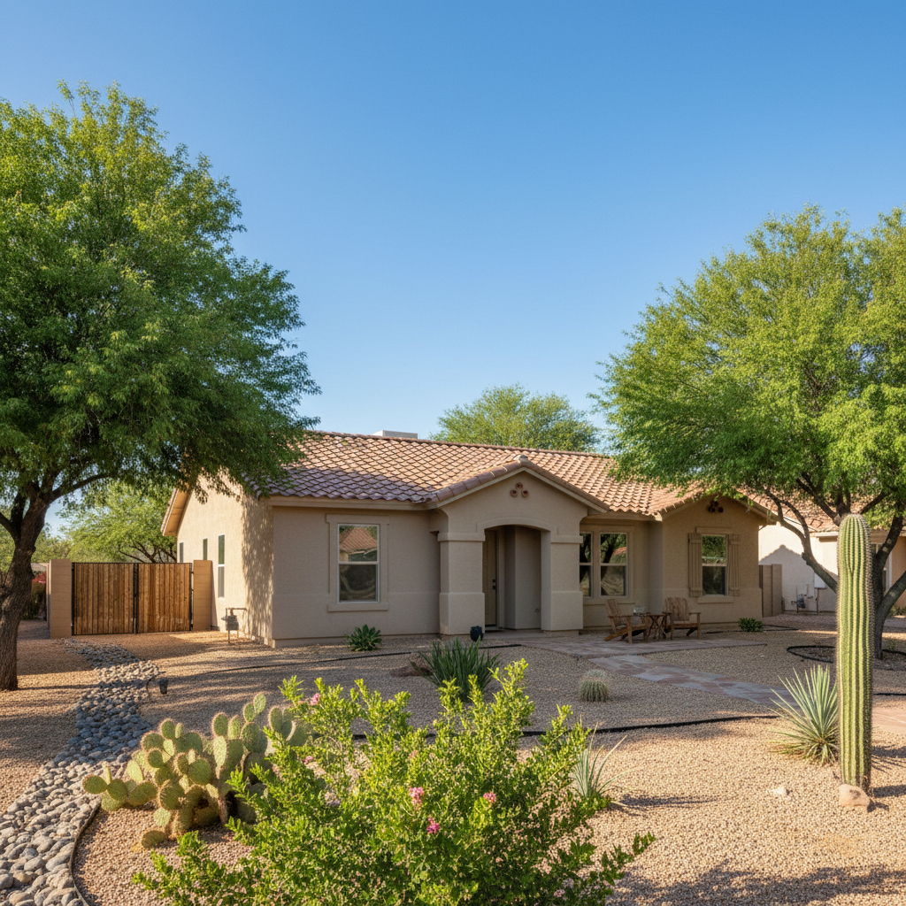 Completed commercial water damage restoration work at a residential property in New River, AZ