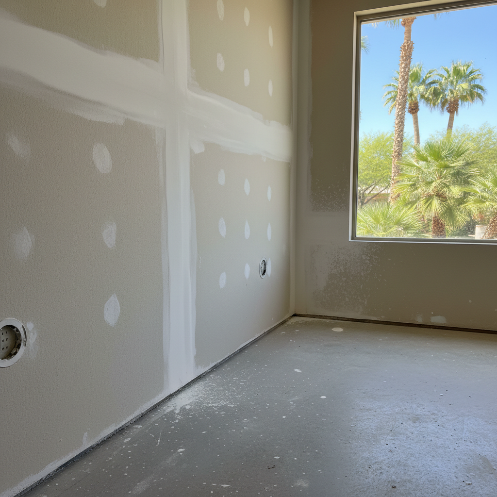 Completed mold remediation work at a residential property in Sun City, AZ