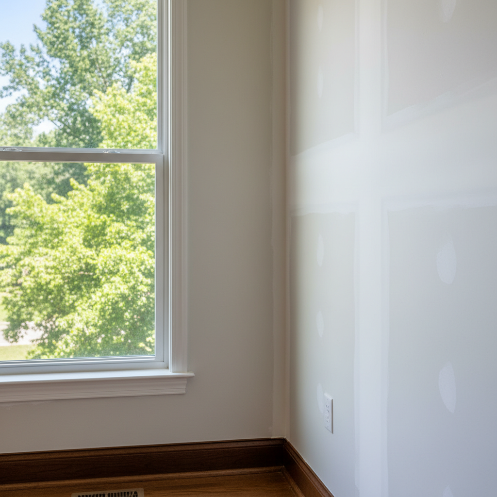 Completed smoke and fire damage restoration work at a residential property in Lawrenceville, GA