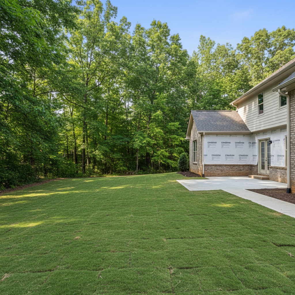 Completed flood restoration work at a residential property in Marietta, GA