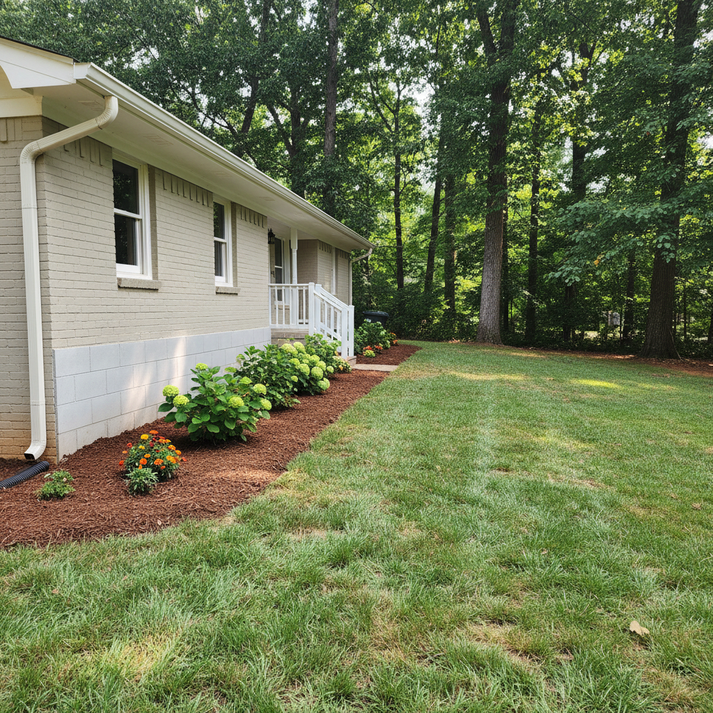 Completed water damage remediation work at a residential property in Smyrna, GA