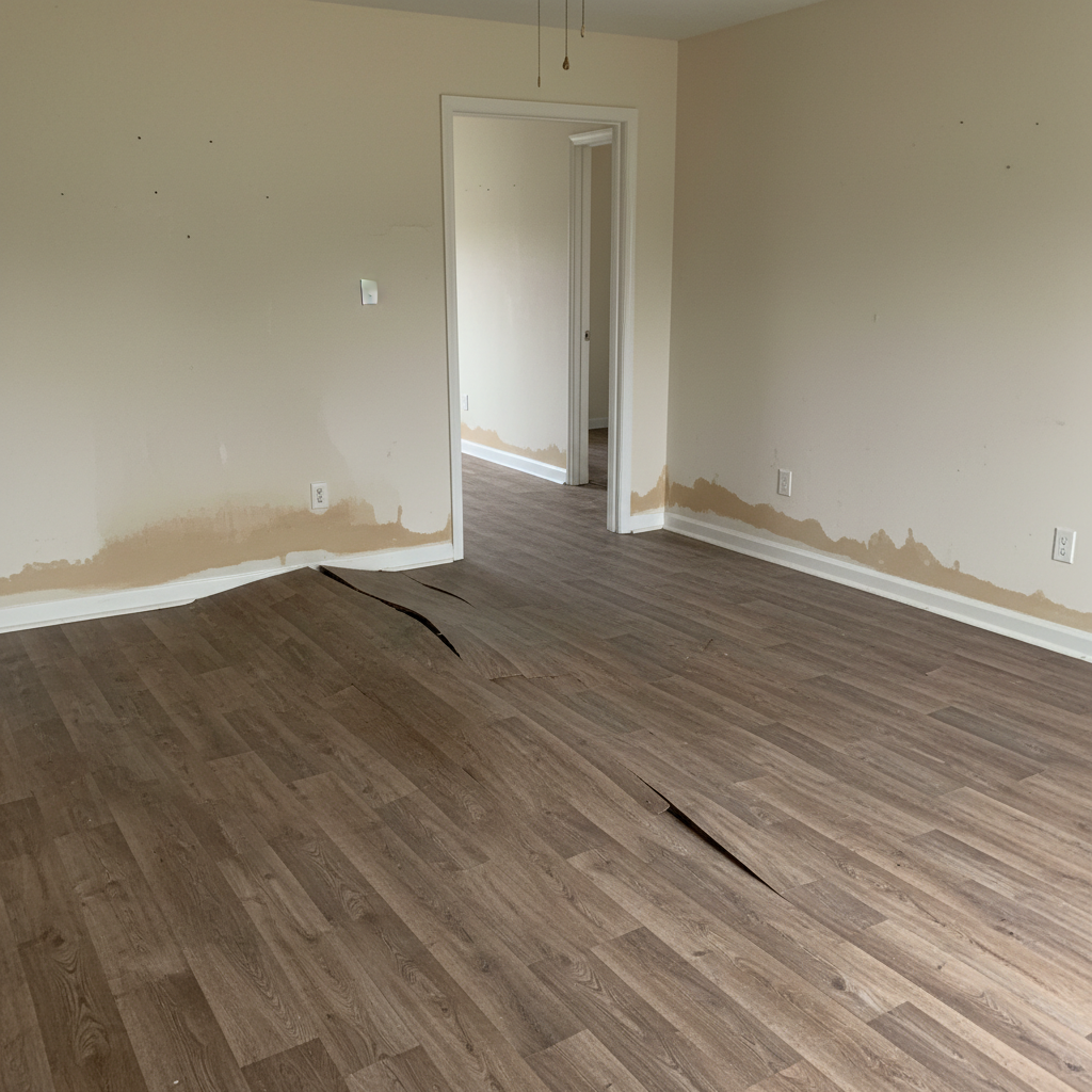 Water damage-related cleanup & repair