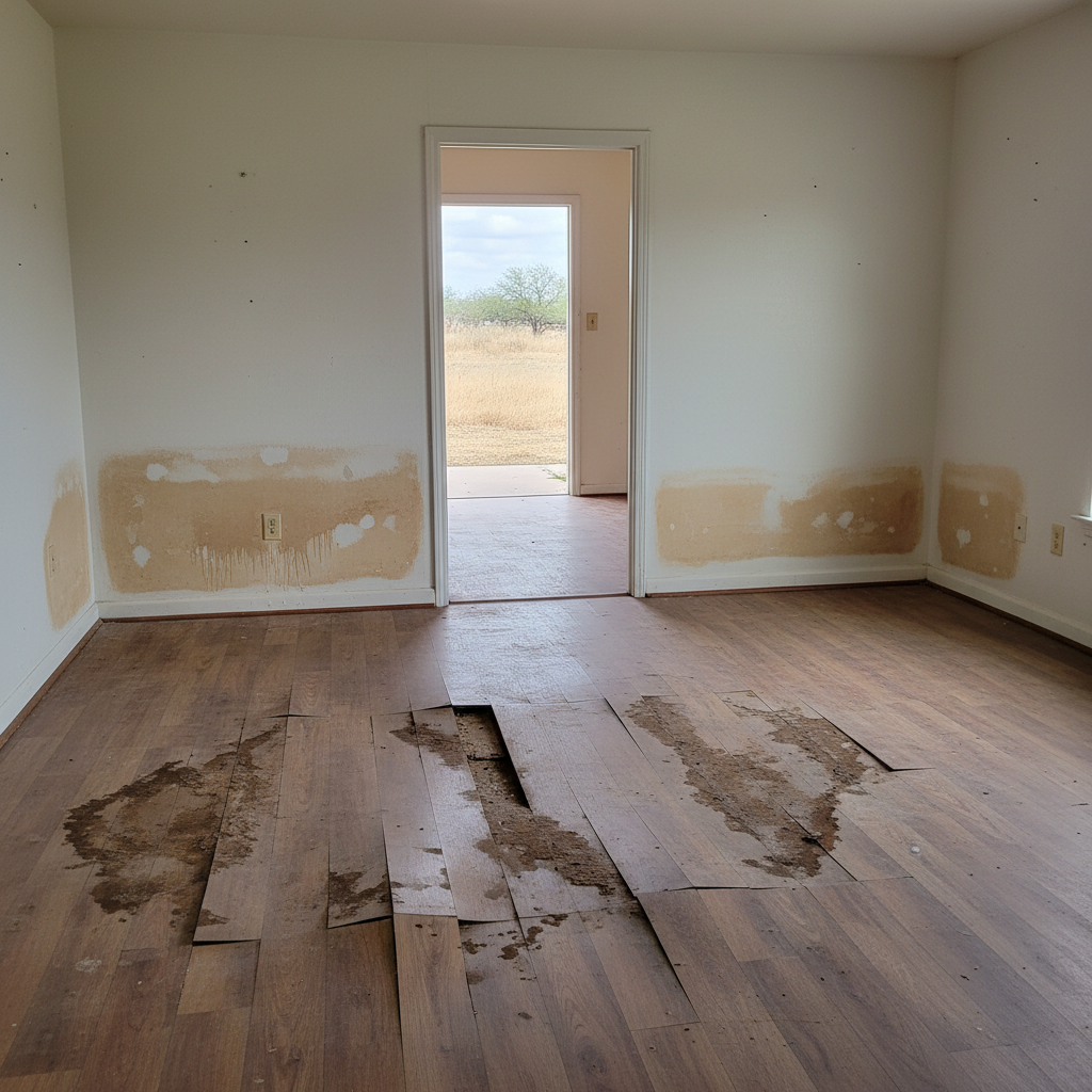 Water damage-related mold removal