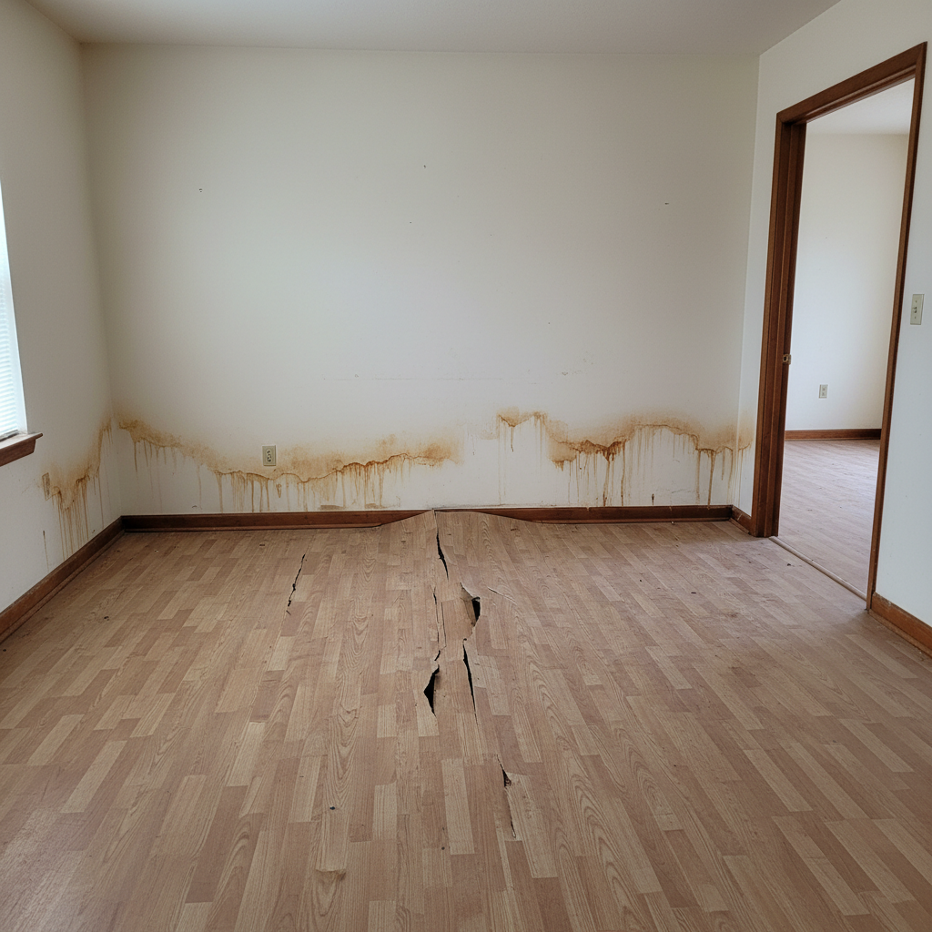 Water damage-related cleanup & repair