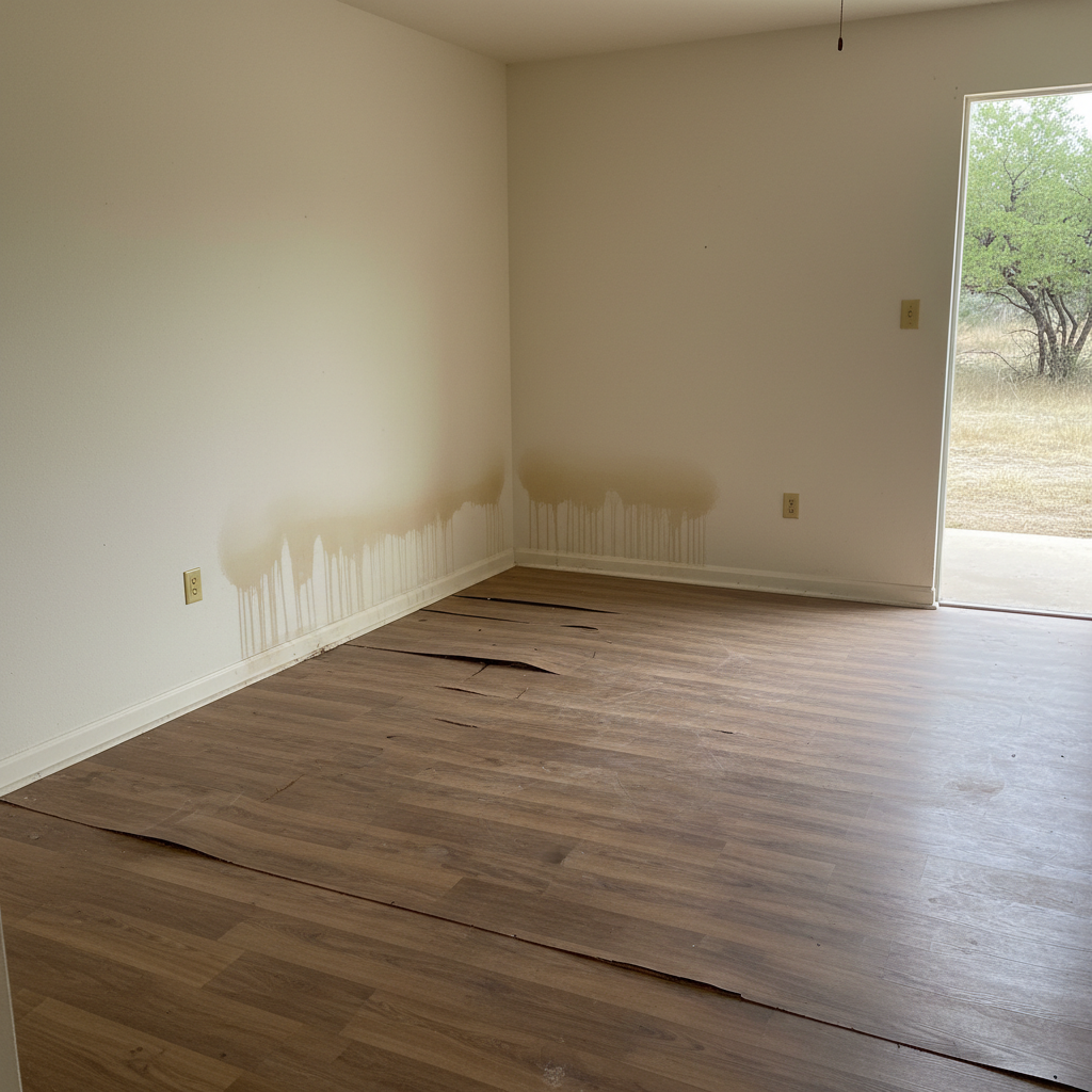 Water damage-related mold removal