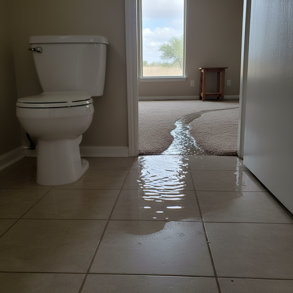 Toilet Overflow Cleanup