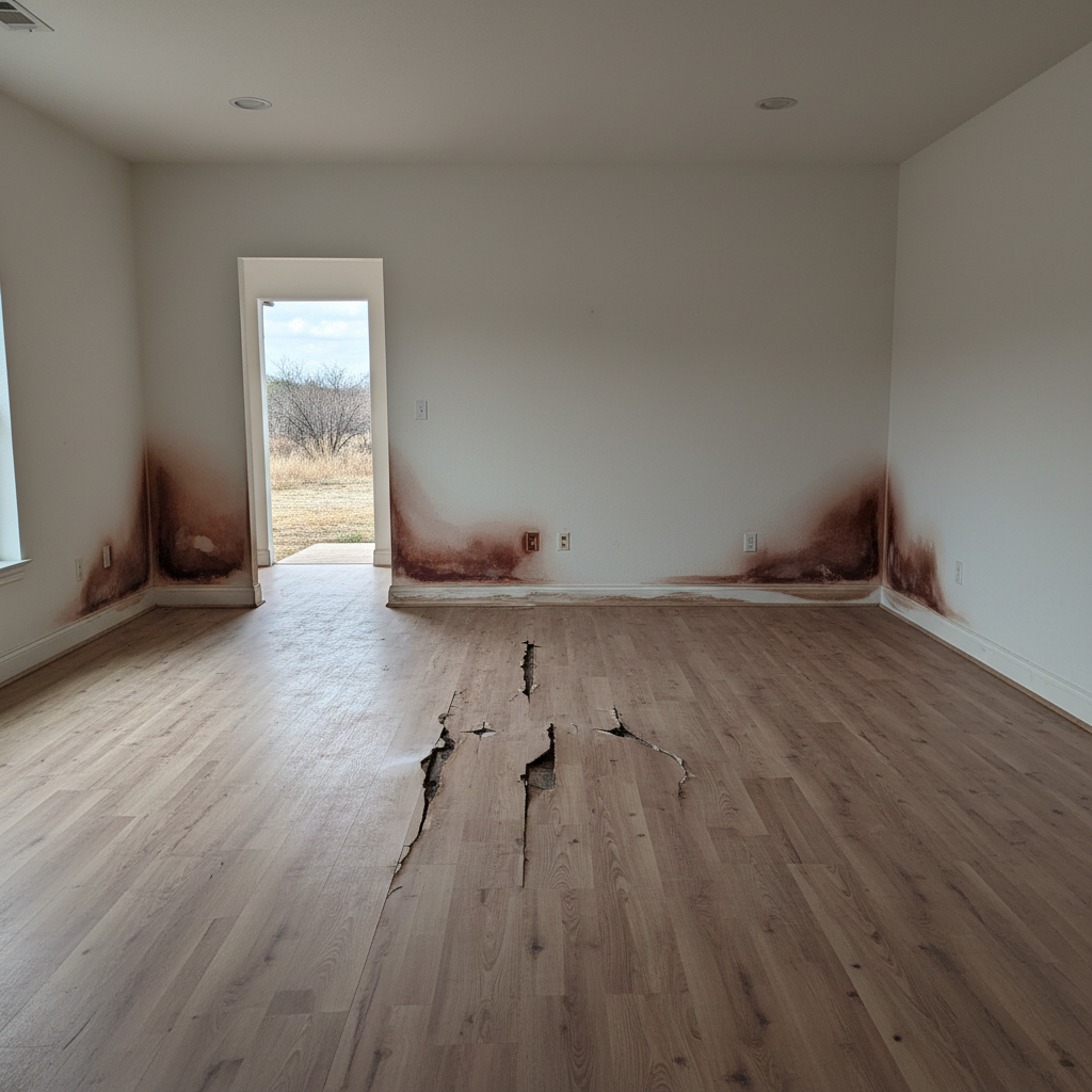 Hardwood Floor Water Damage Restoration in Royse City