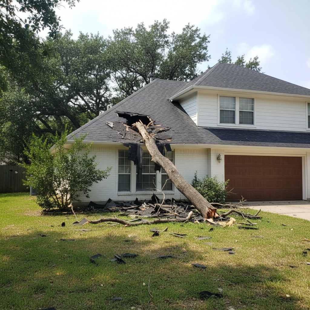 Storm Damage Restoration in Royse City