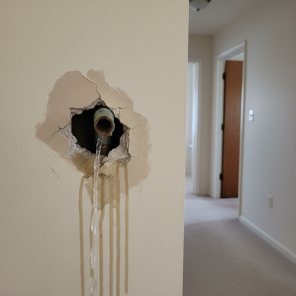 Burst Pipe Repair and Cleanup