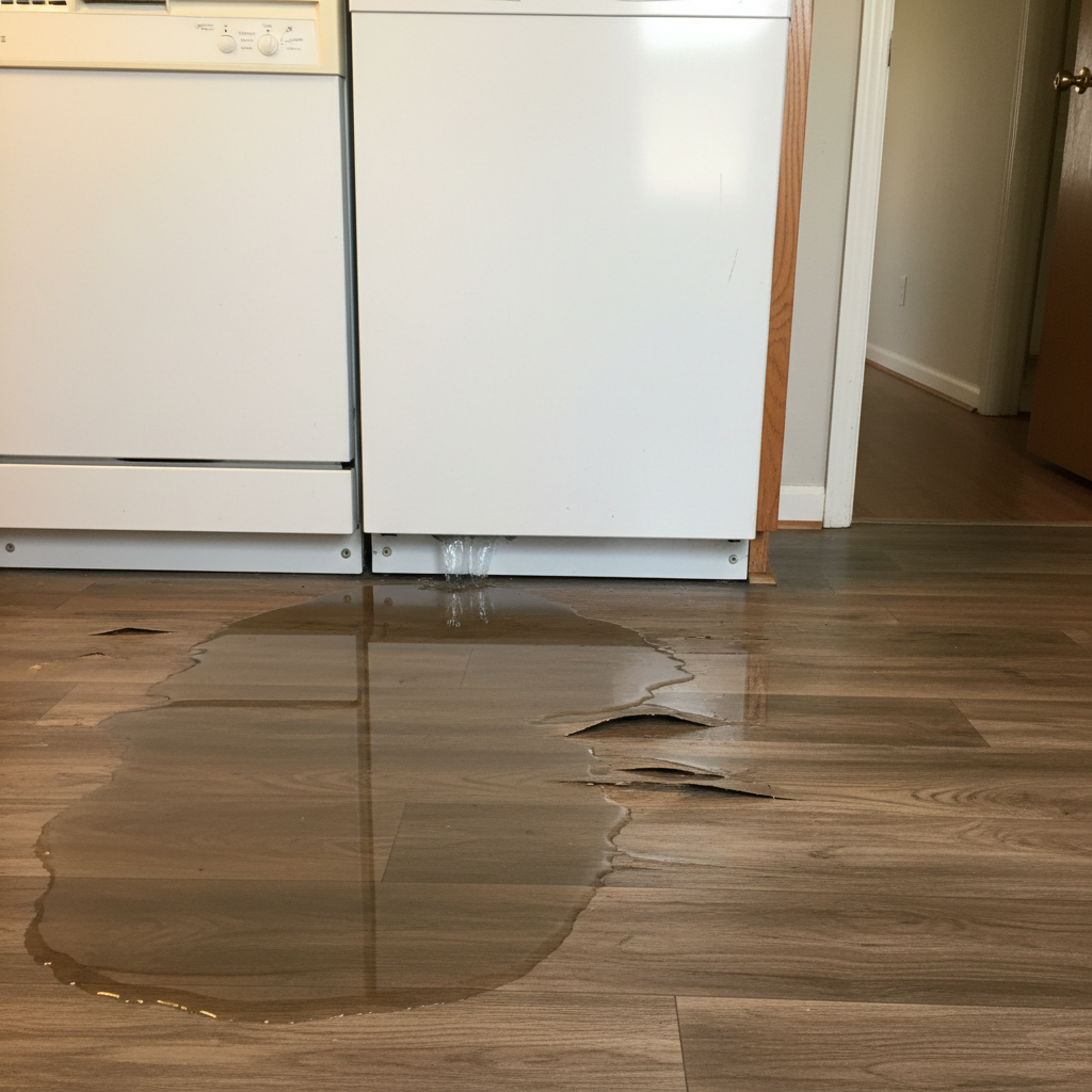 Appliance Leak Cleanup
