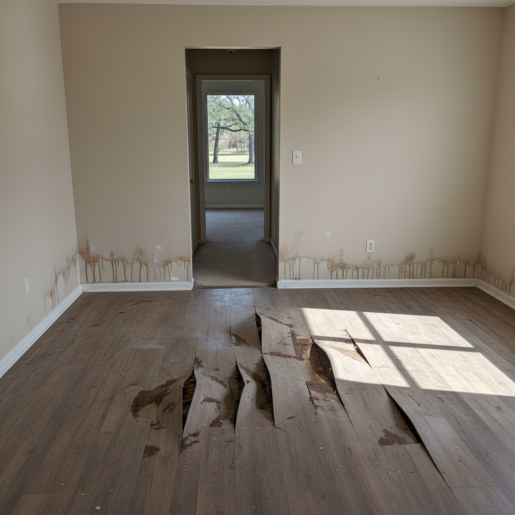 Roof Leak Water Damage Repair