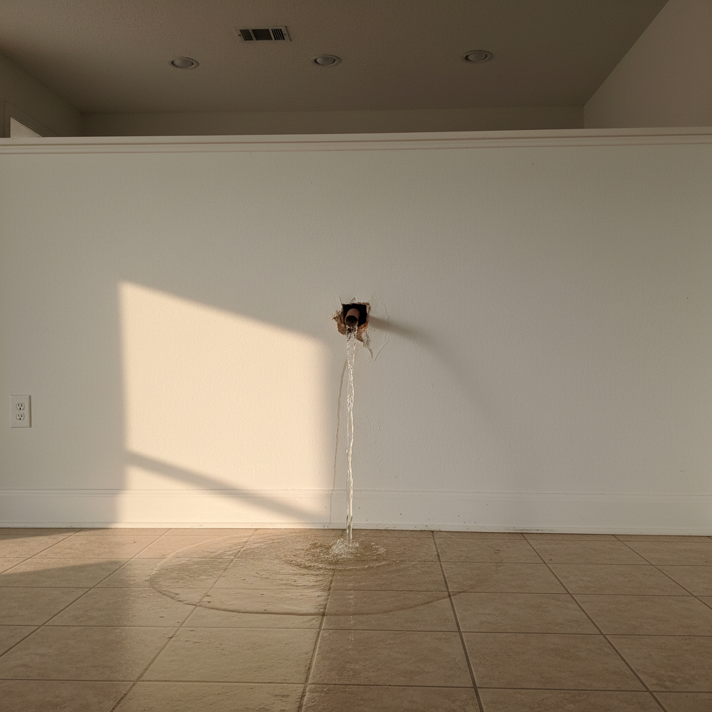 Burst Pipe Repair and Cleanup