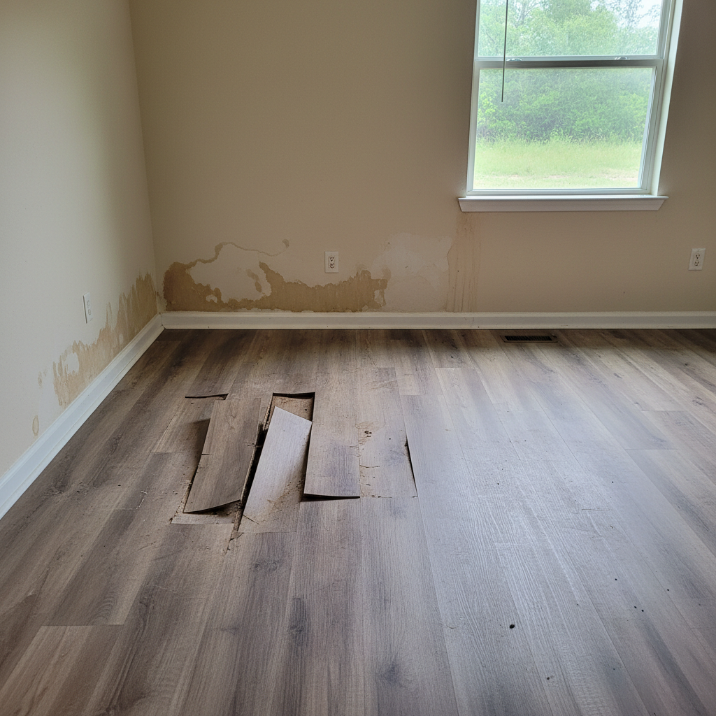 Hardwood Floor Water Damage Restoration