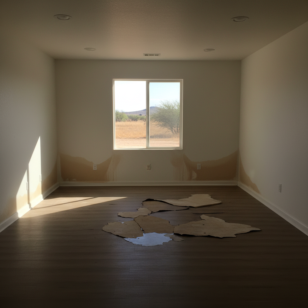 Water damage-related mold removal in Sherman