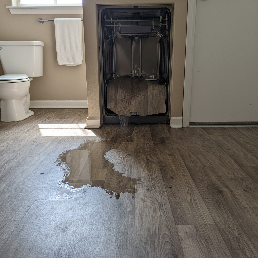 Appliance Leak Cleanup in Sherman