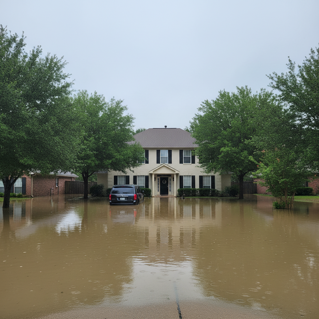 Flood cleanup in Southmayd