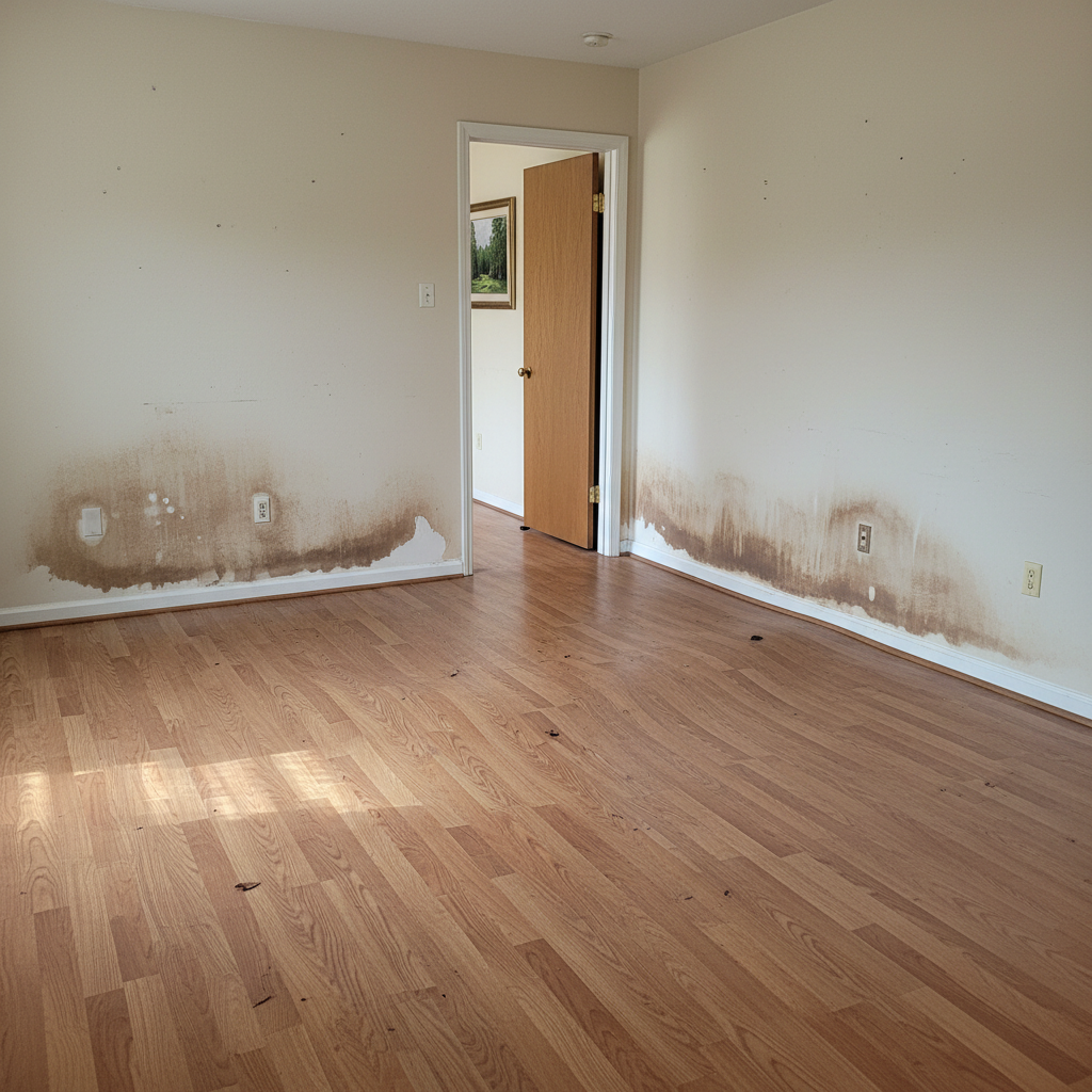 Water damage-related mold removal in Southmayd